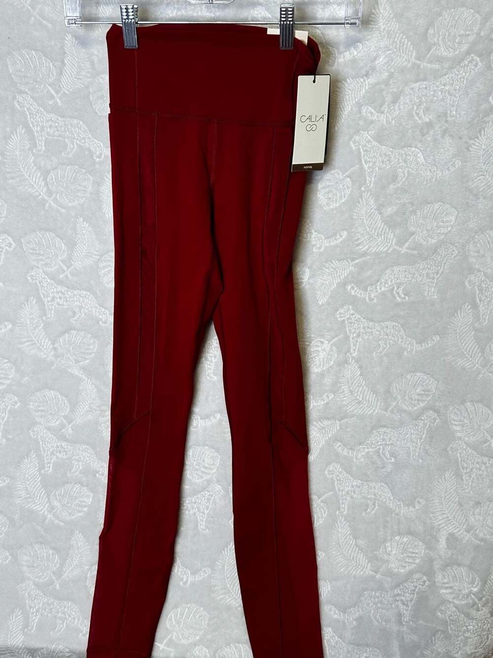 CALIA Inspire Collection High-Rise 7/8 Leggings Red